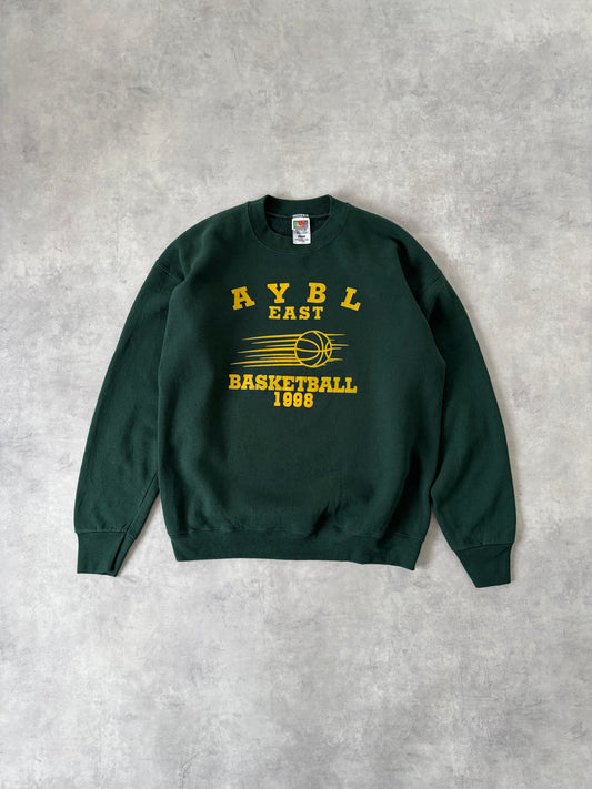 90s FRUITOFTHELOOM スウェット(グリーン)