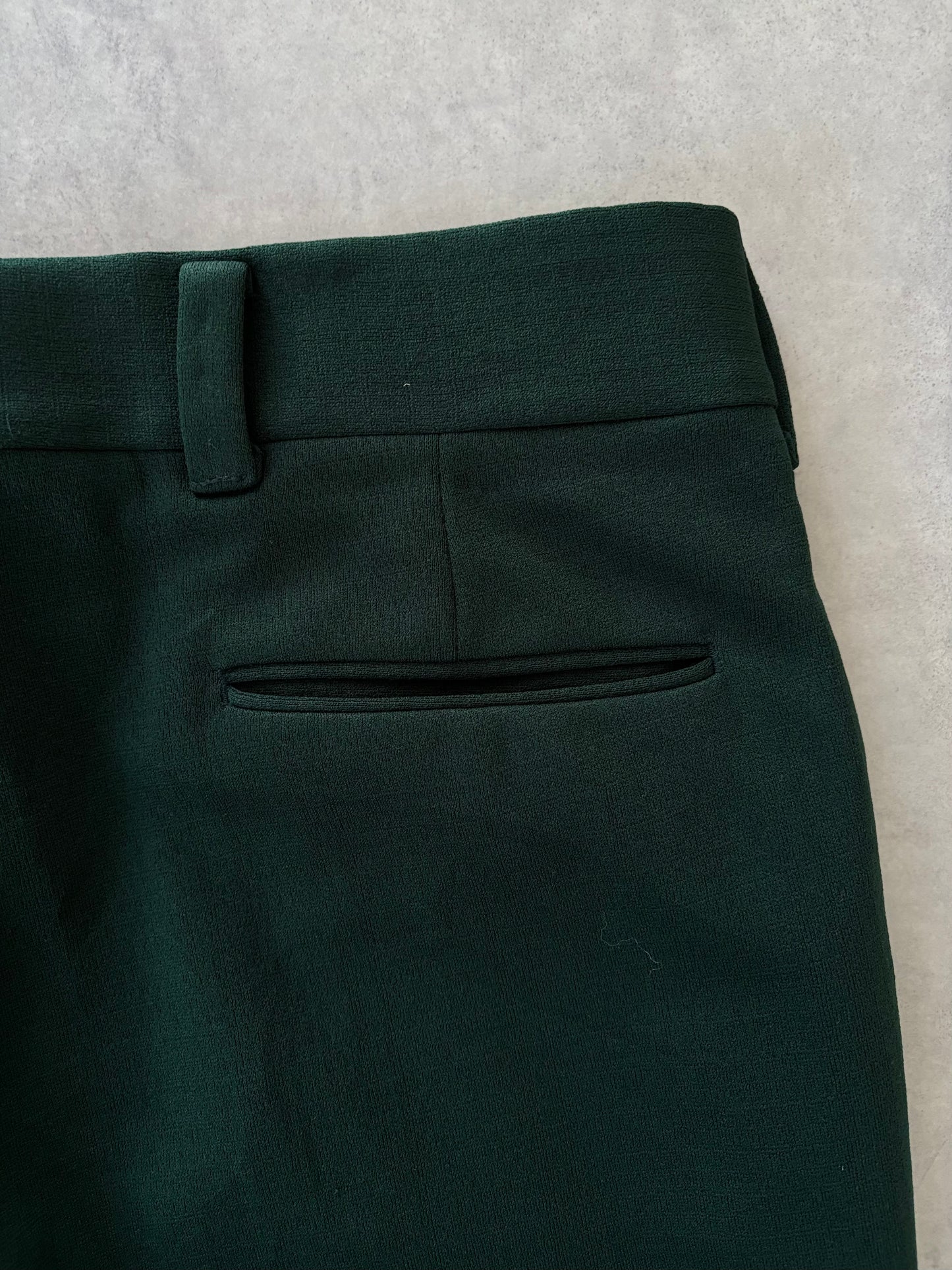 90s クラシックパンツ(ディープグリーン)