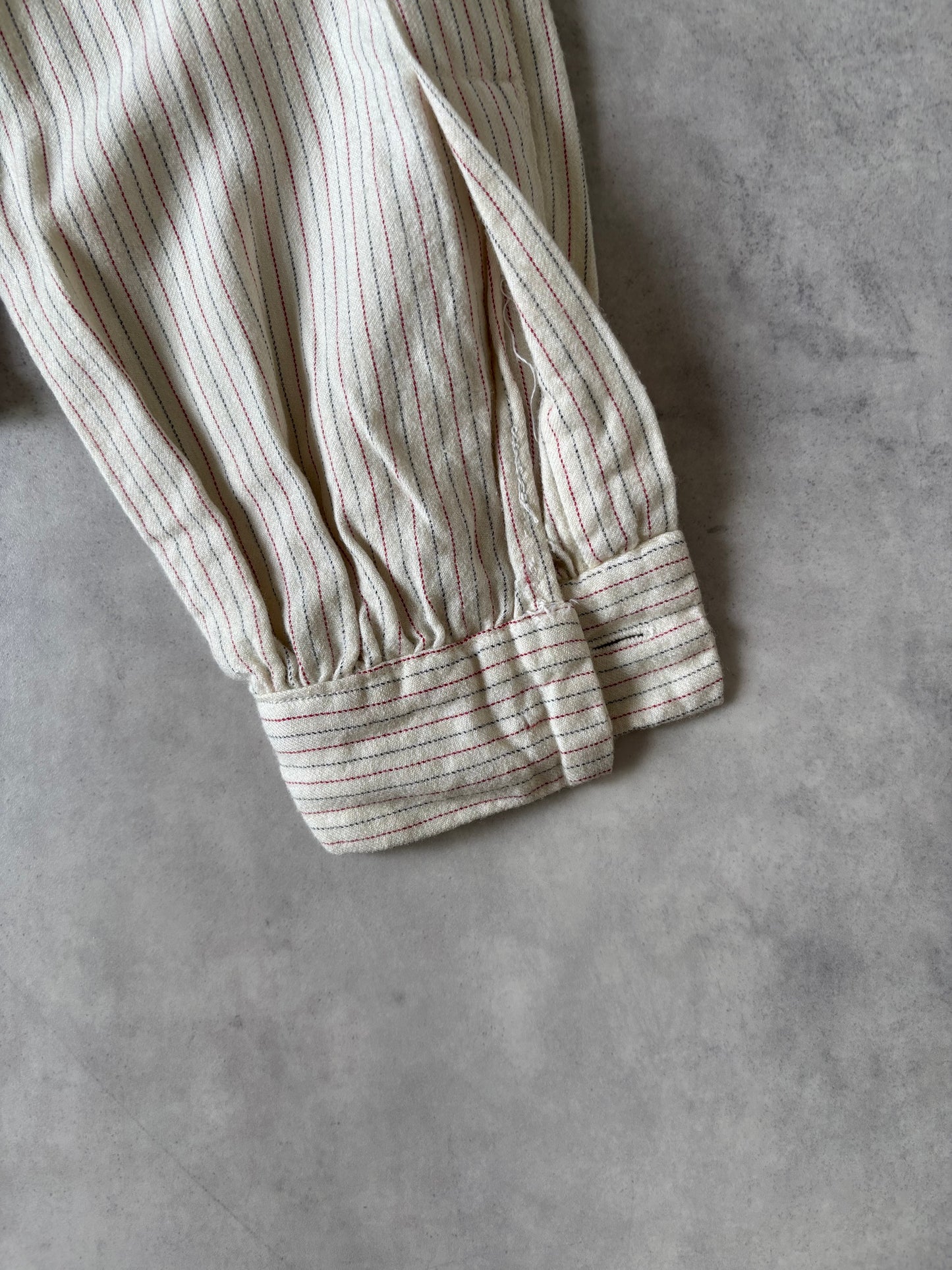 50–60s ストライプシャツ(生成り)