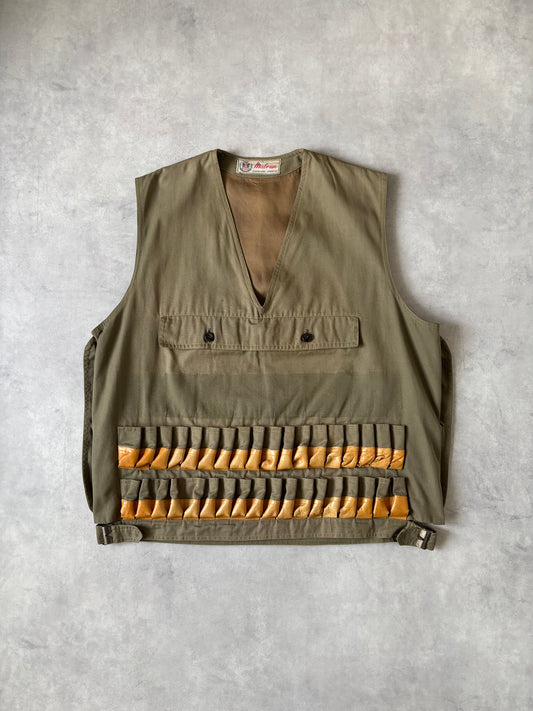 70‐80s イタリア ハンティングベスト(カーキ)