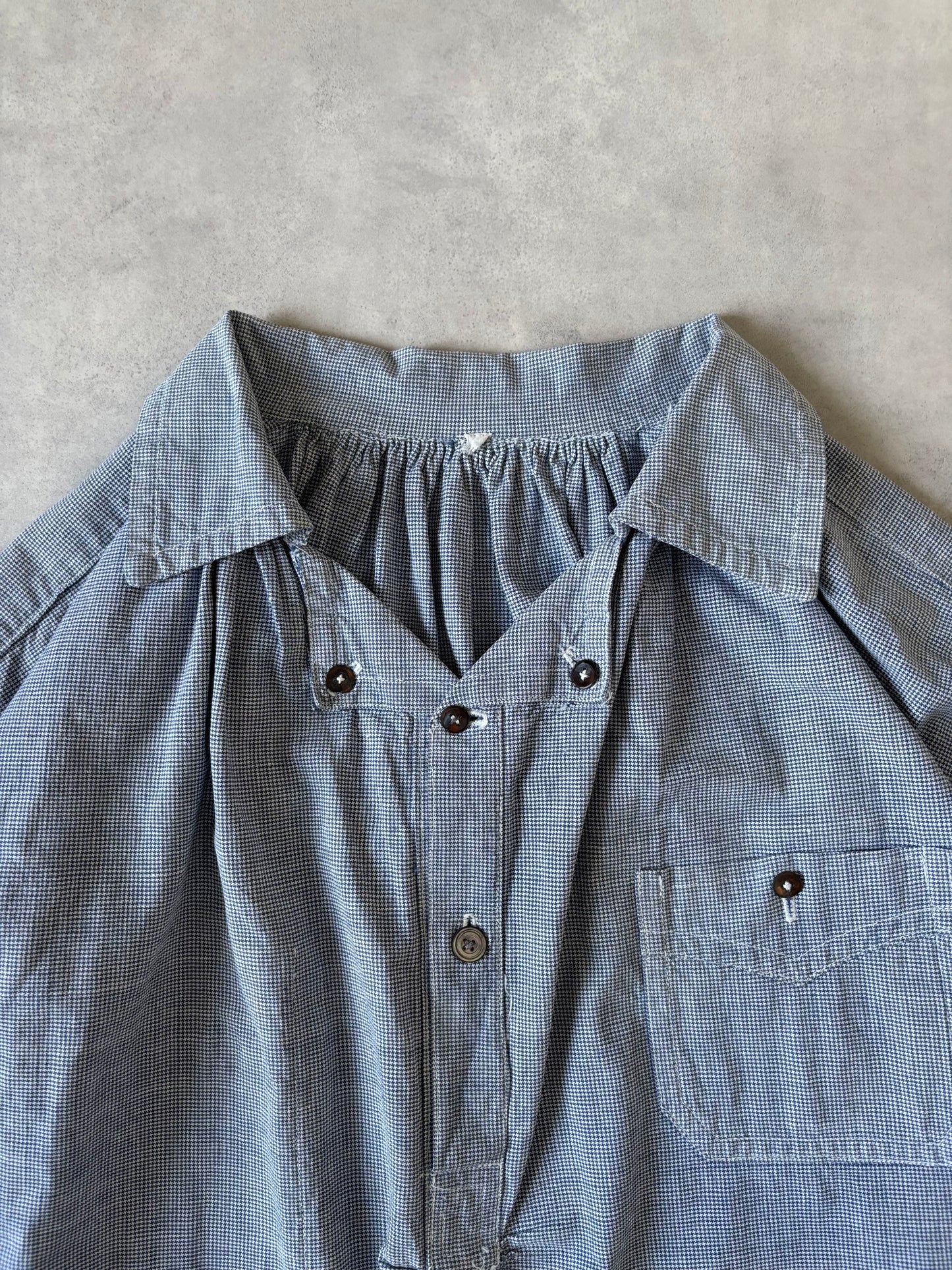 〈Special〉40s ブッチャースモッグ インディゴハウンドトゥース