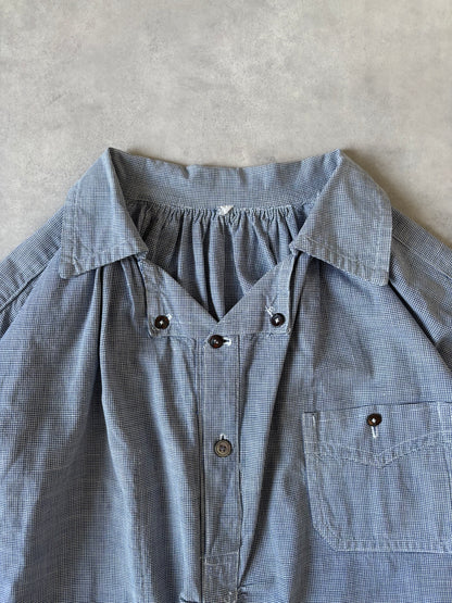 〈Special〉40s ブッチャースモッグ インディゴハウンドトゥース