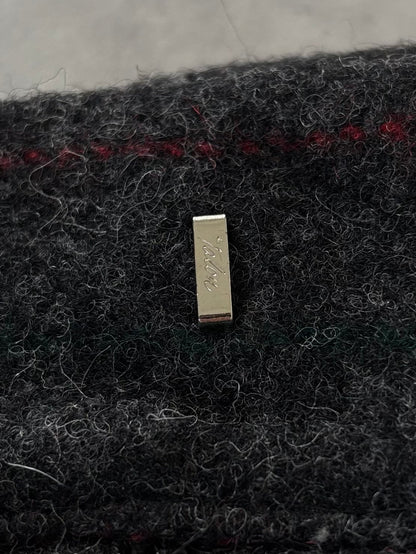 〈Deadstock〉80-90s Eddie Bauer ウールパンツ（グレー / ストライプ）