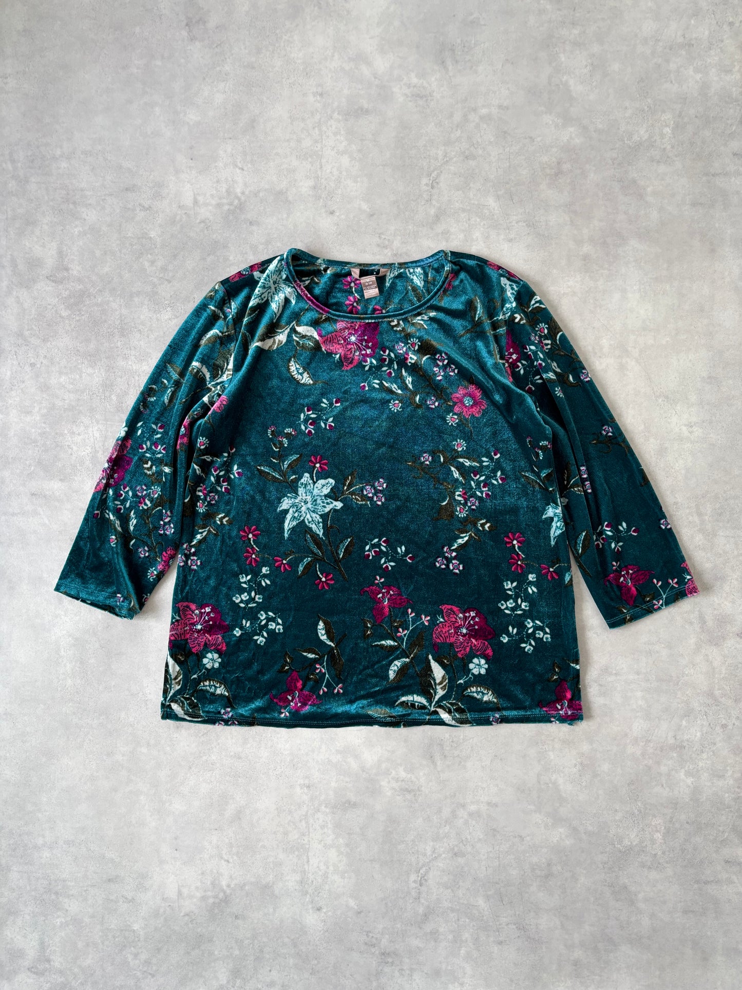 エメラルドグリーンベロアトップス