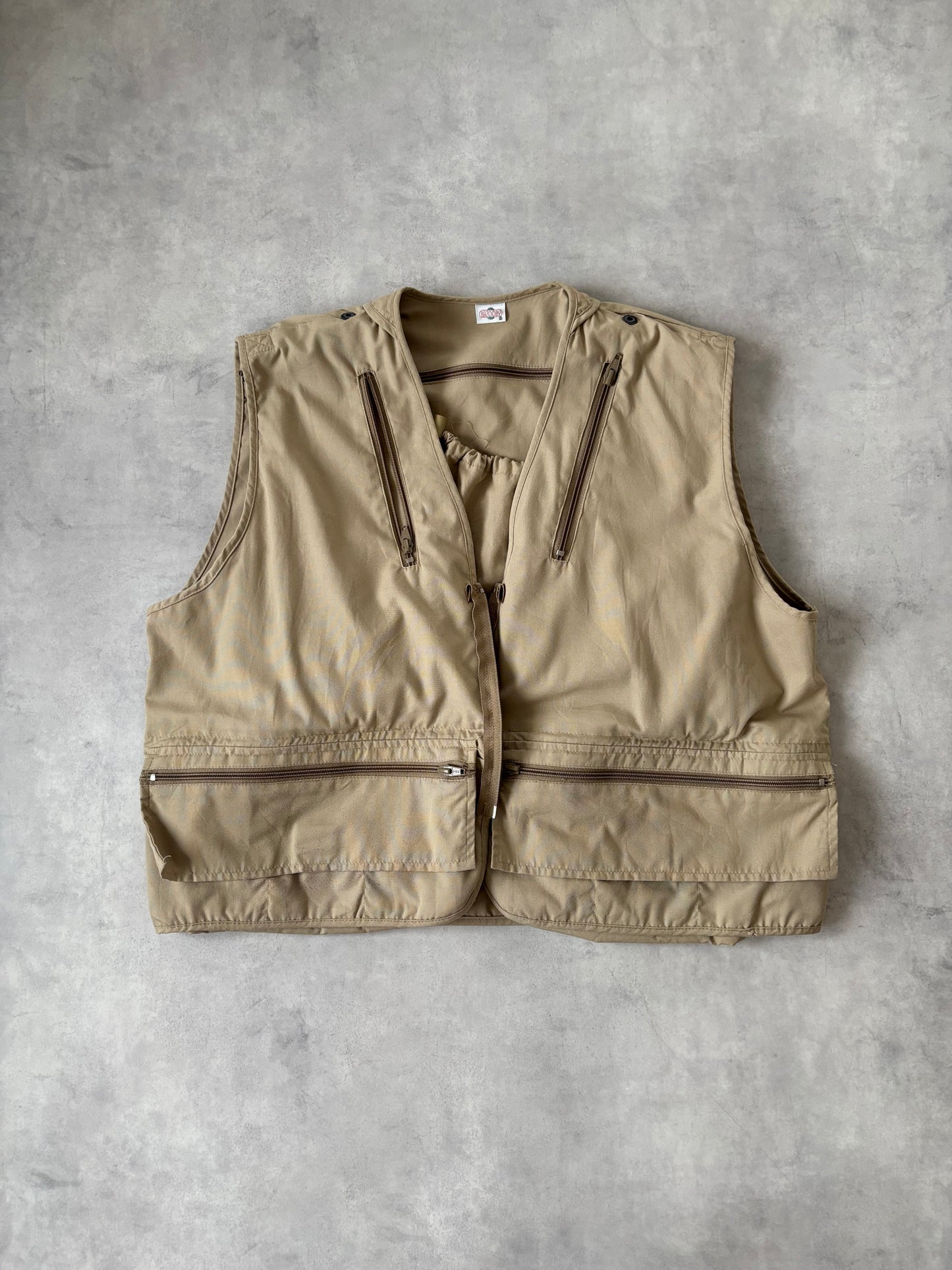 90s BAZOOBY フォトグラファーベスト（ベージュ）