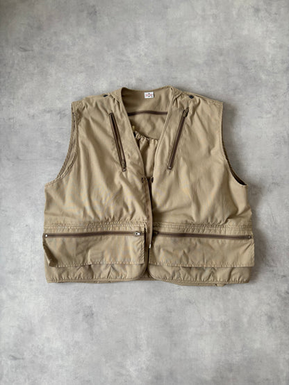 90s BAZOOBY フォトグラファーベスト（ベージュ）