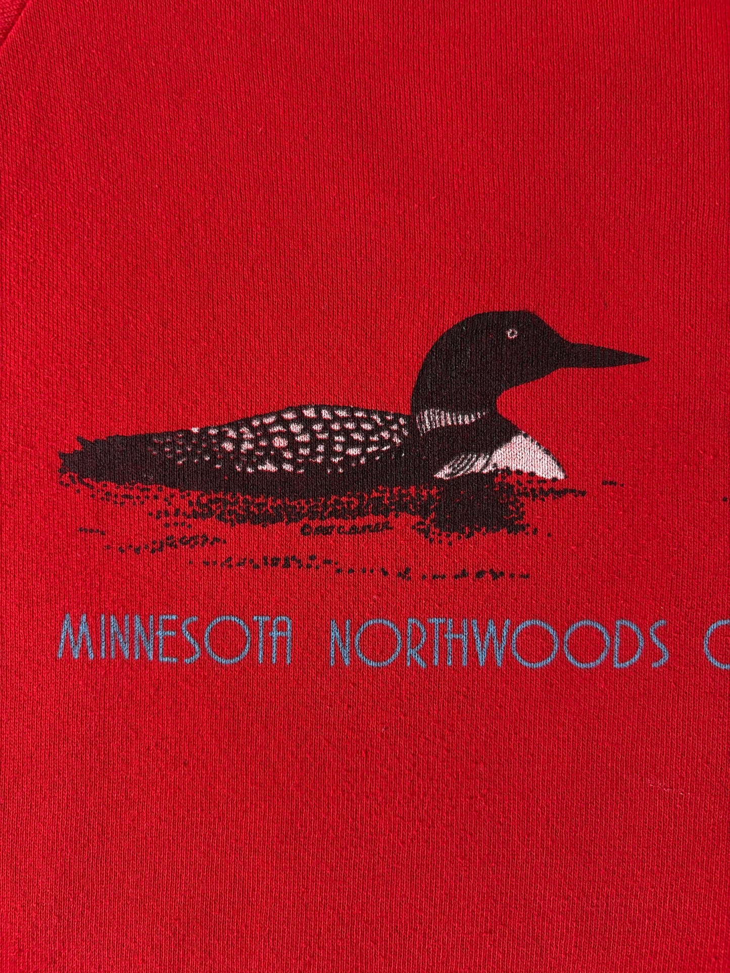 90s Hanes ラグランスリーブスウェット（レッド）