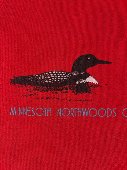 90s Hanes ラグランスリーブスウェット（レッド）