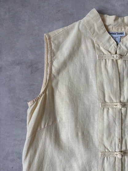 チャイナボタンベスト