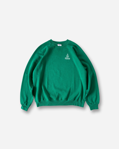 90s Hanes ラグランスリーブスウェット（グリーン）
