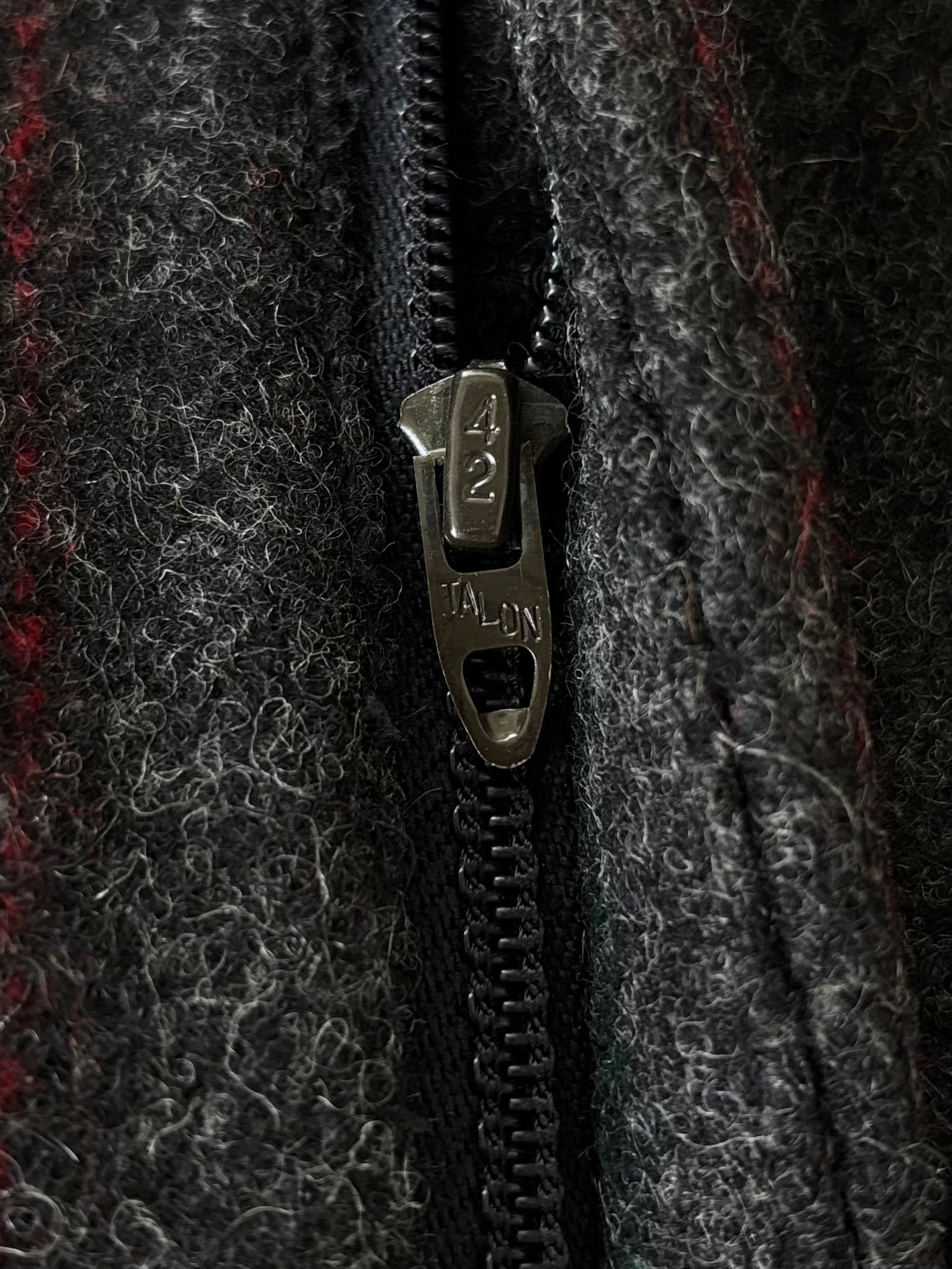 〈Deadstock〉80-90s Eddie Bauer ウールパンツ（グレー / ストライプ）