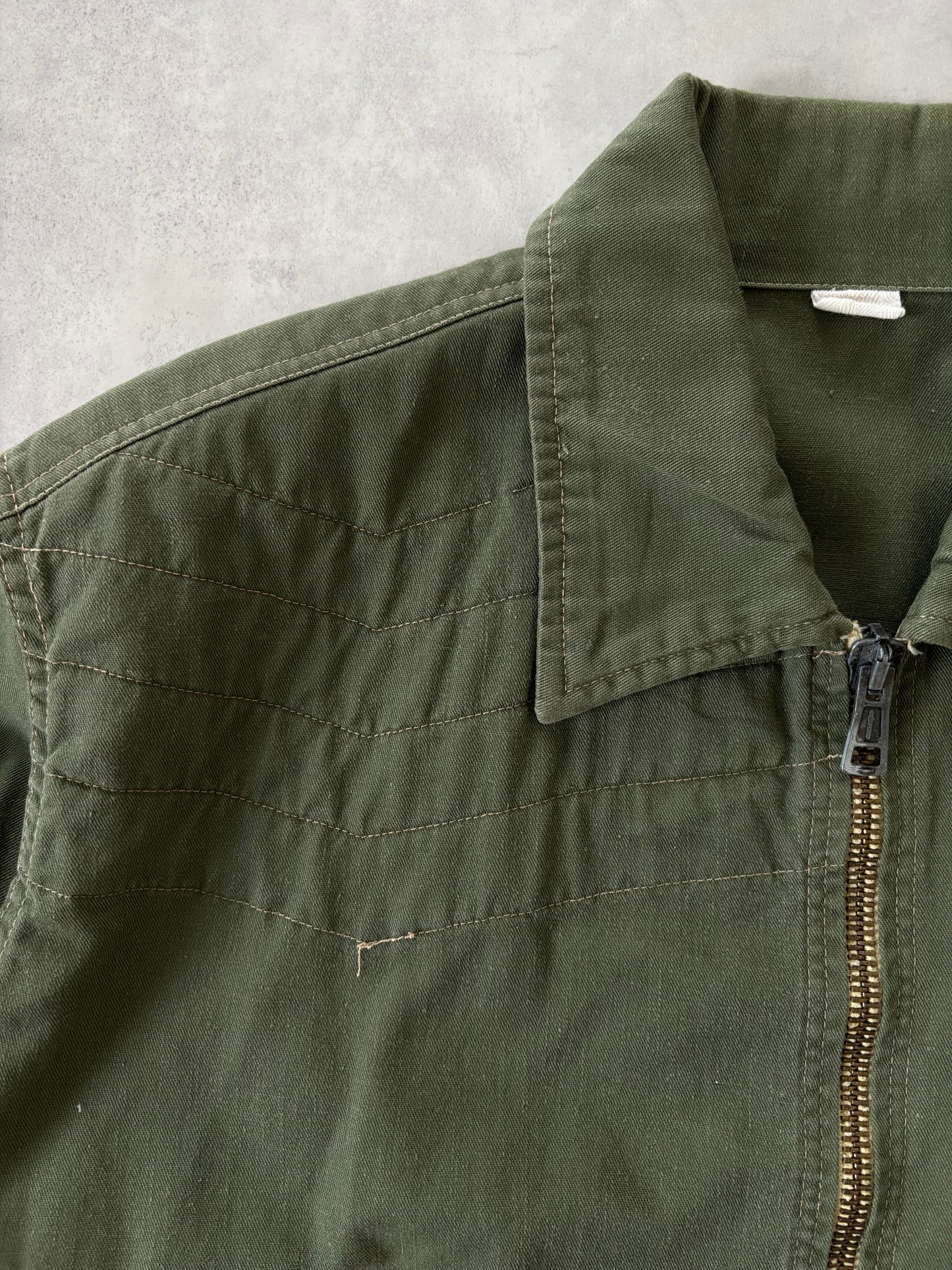 60s–70s unknown ハンティングジャケット（カーキ）