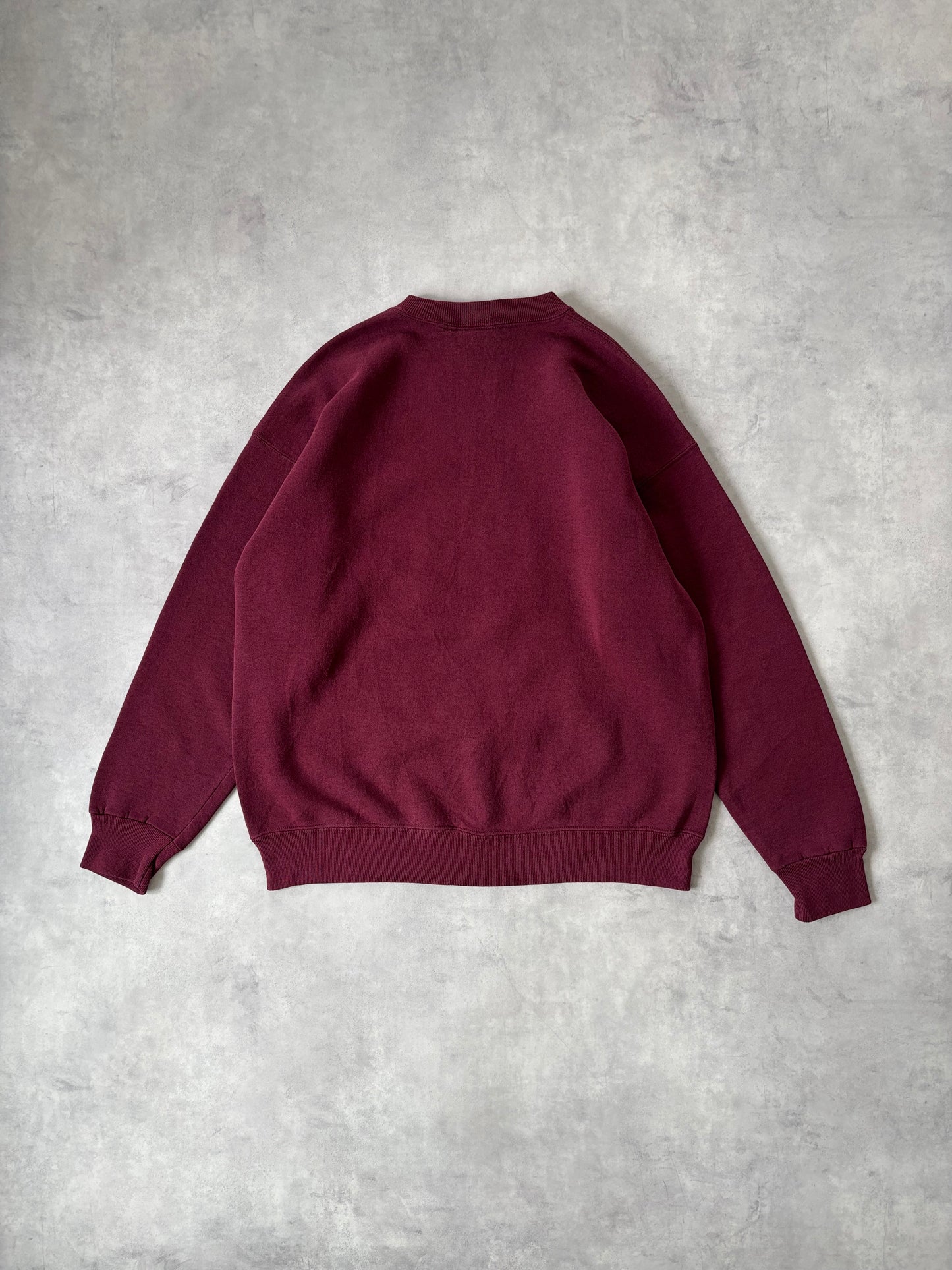 Made in USA / カレッジロゴ刺繍トレーナー