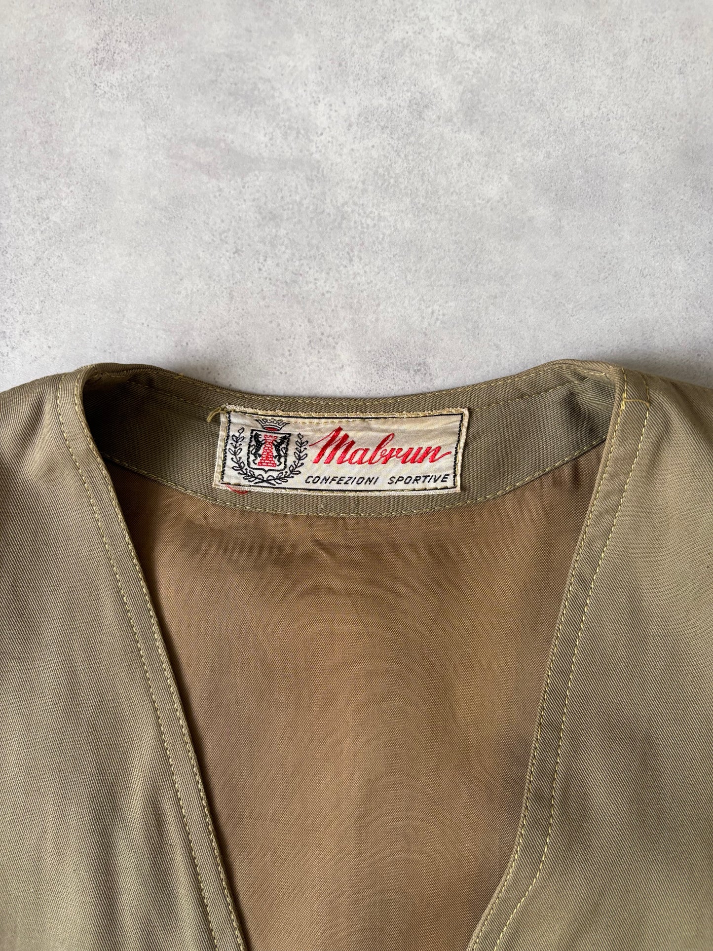 70‐80s イタリア ハンティングベスト（カーキ）