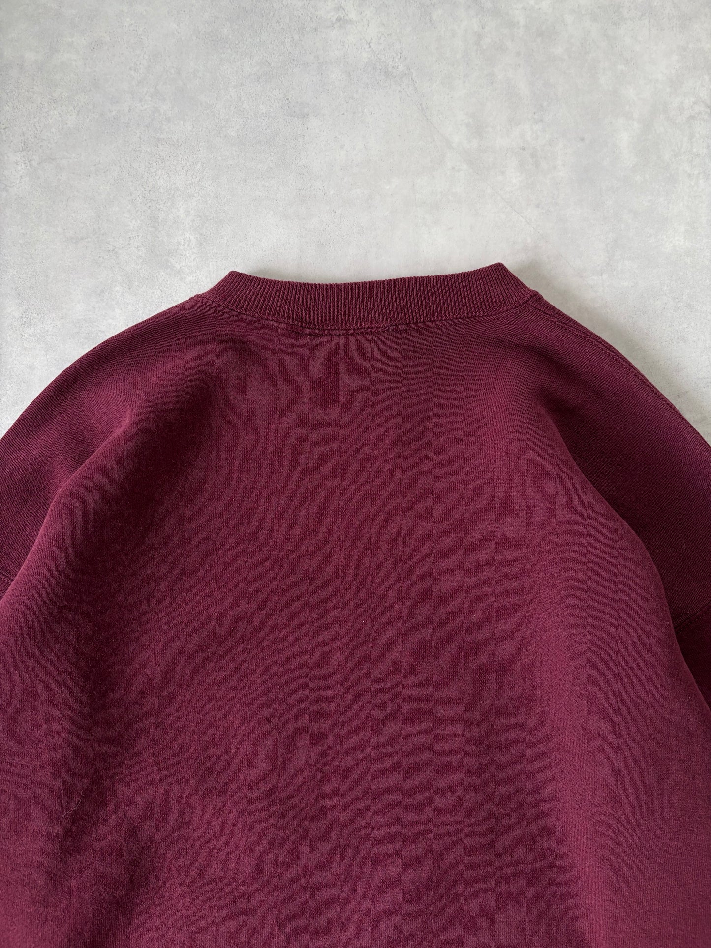 Made in USA / カレッジロゴ刺繍トレーナー