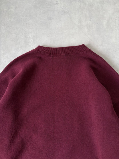 Made in USA / カレッジロゴ刺繍トレーナー