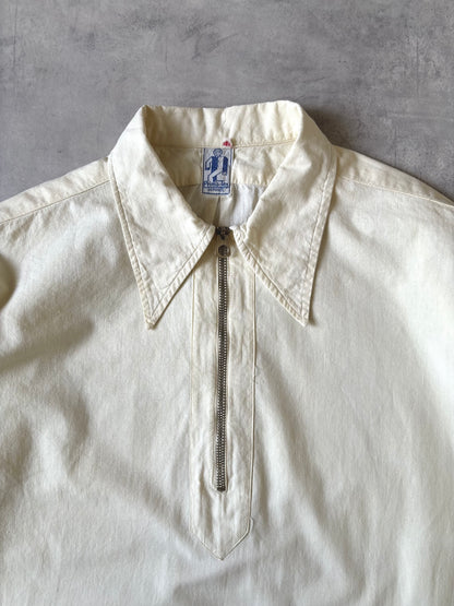 〈Special〉30s フレンチ コットンハーフジップシャツ