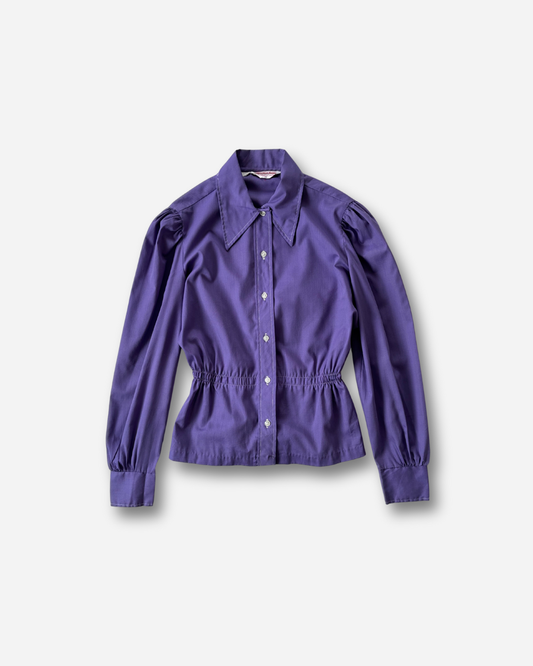 70s コットンシャツ（パープル）