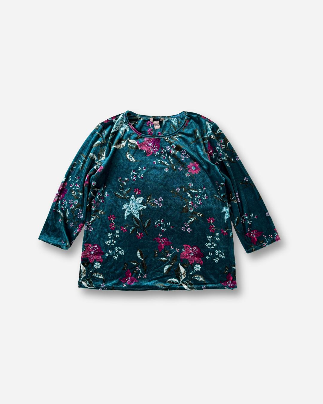 エメラルドグリーンベロアトップス