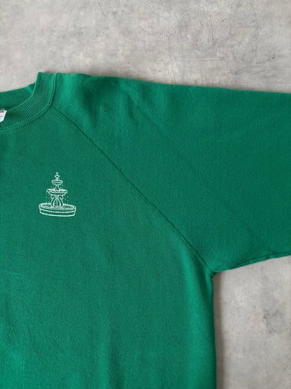 90s Hanes ラグランスリーブスウェット（グリーン）