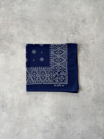 コットン100％ バンダナ（ネイビー）