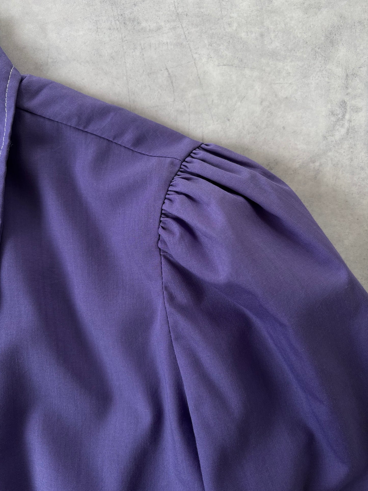 70s コットンシャツ（パープル）