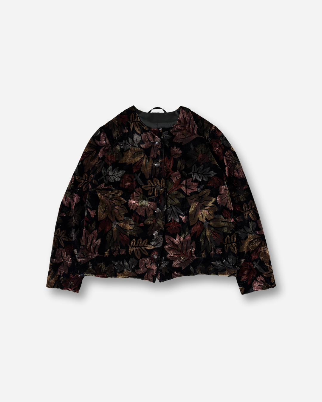 ベロアジャケット / フラワー＆リーフ