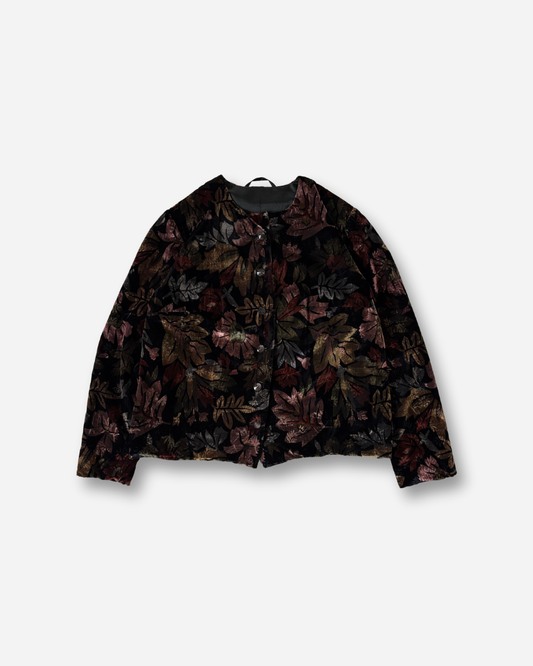 ベロアジャケット / フラワー＆リーフ