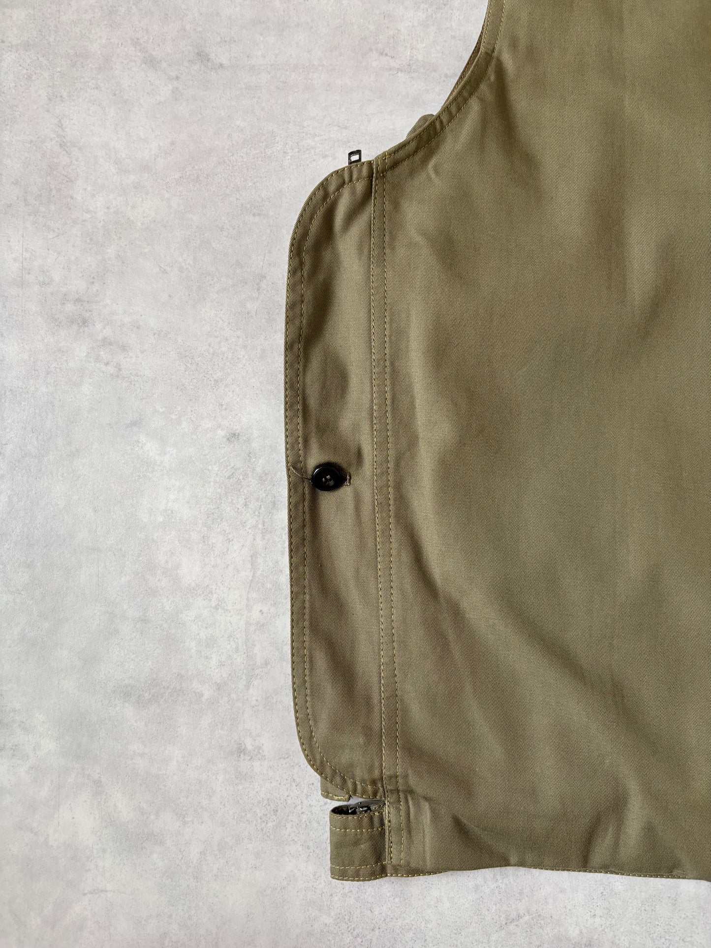 70‐80s イタリア ハンティングベスト（カーキ）