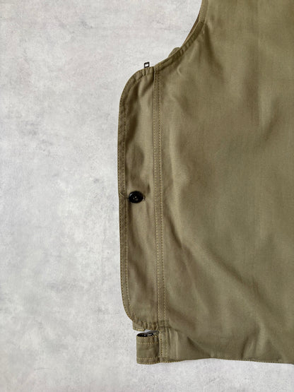 70‐80s イタリア ハンティングベスト（カーキ）