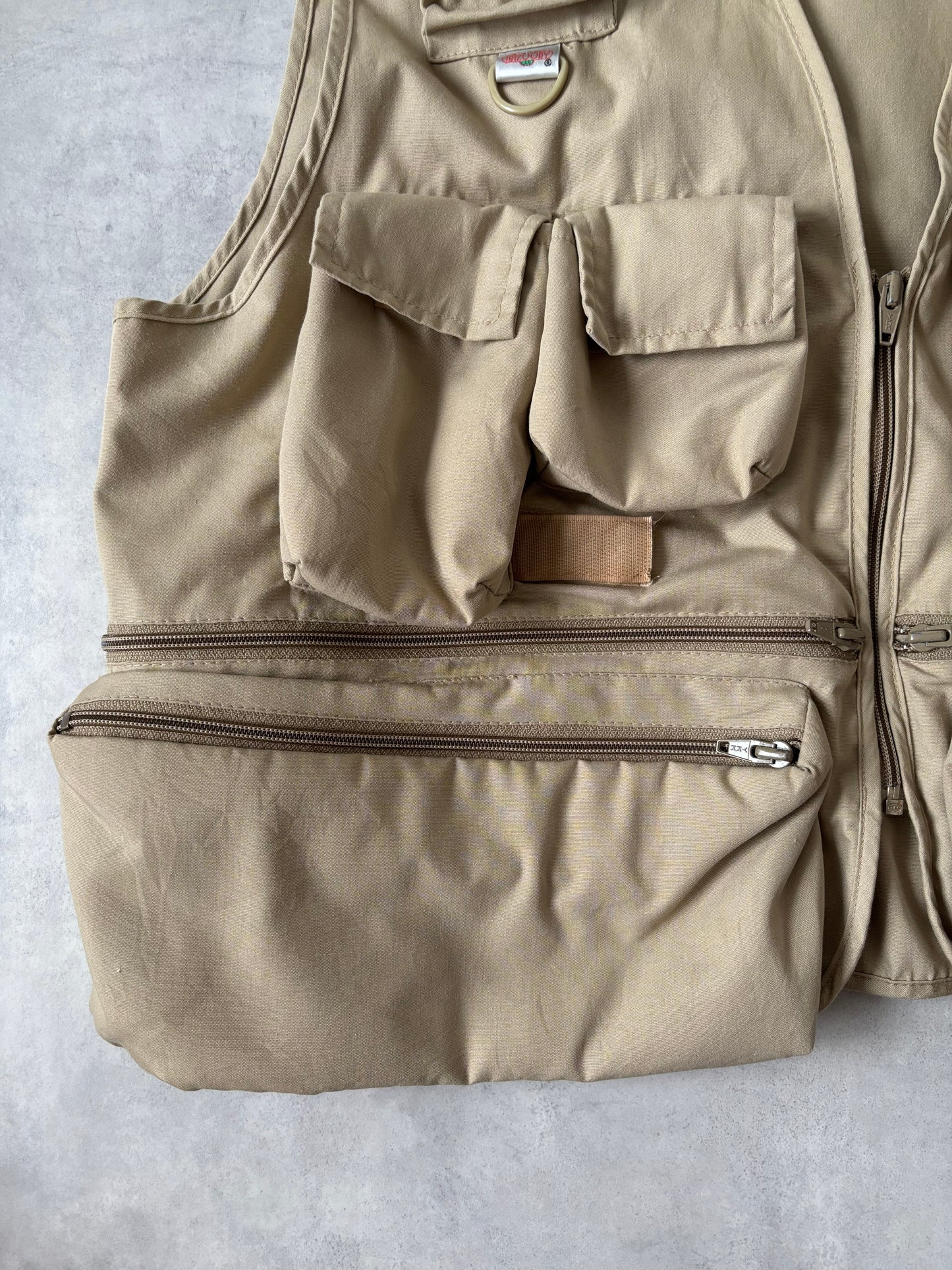 90s BAZOOBY フォトグラファーベスト（ベージュ）