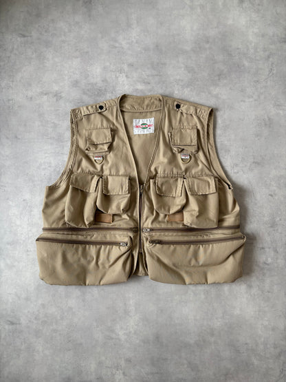 90s BAZOOBY フォトグラファーベスト（ベージュ）
