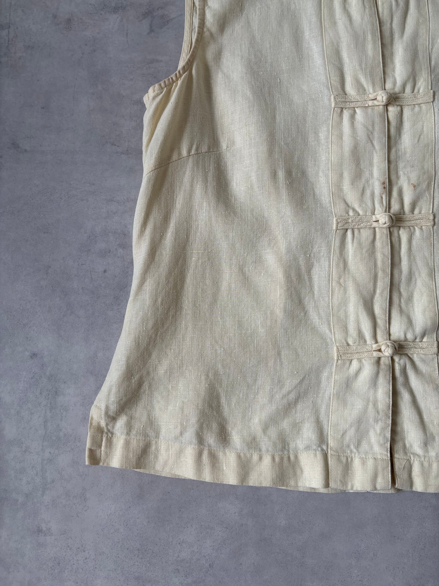 チャイナボタンベスト