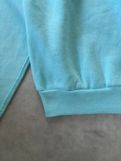 90s TULTEX ラグランスリーブスウェット Made in USA（ターコイズブルー）