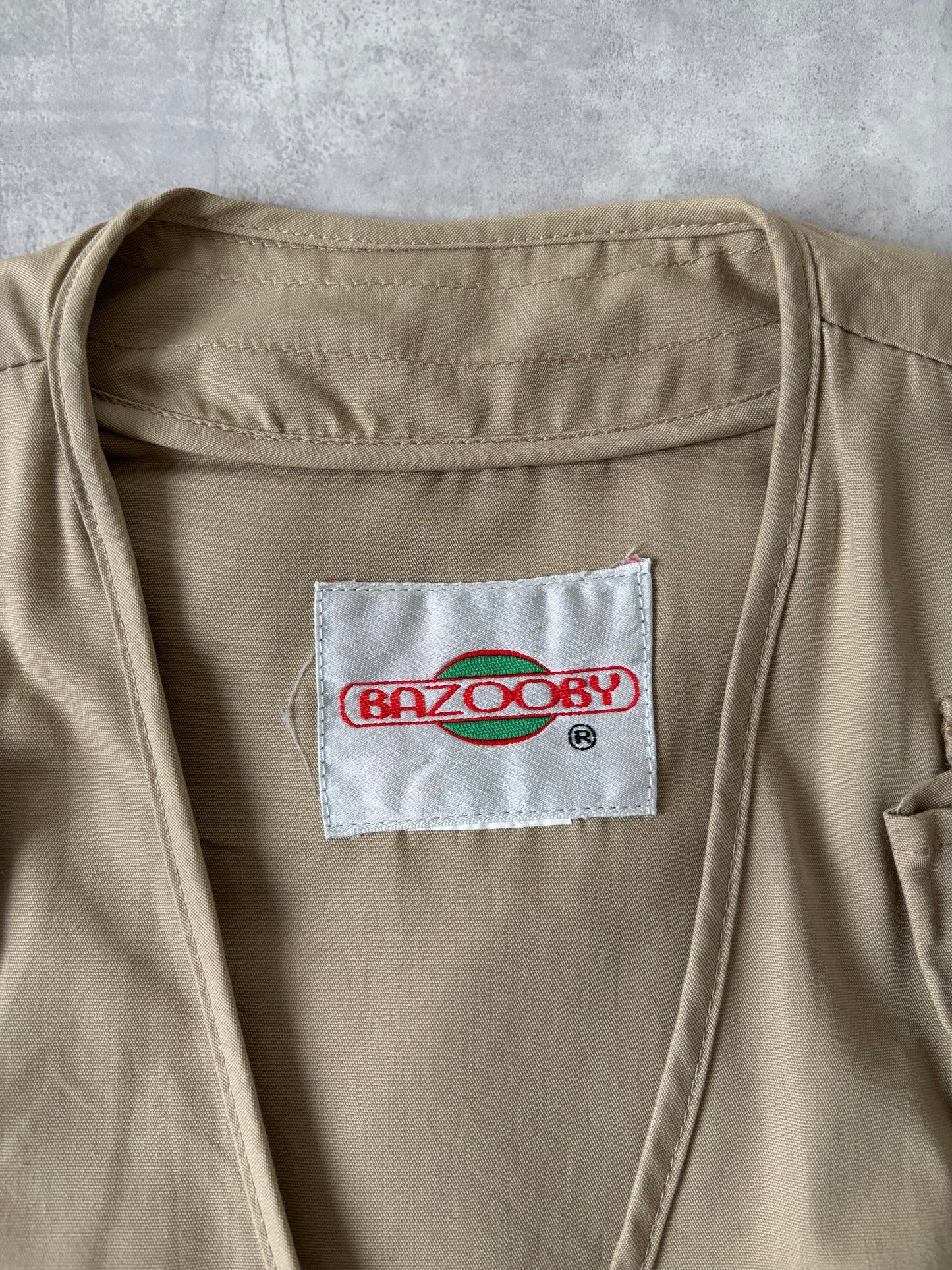 90s BAZOOBY フォトグラファーベスト（ベージュ）