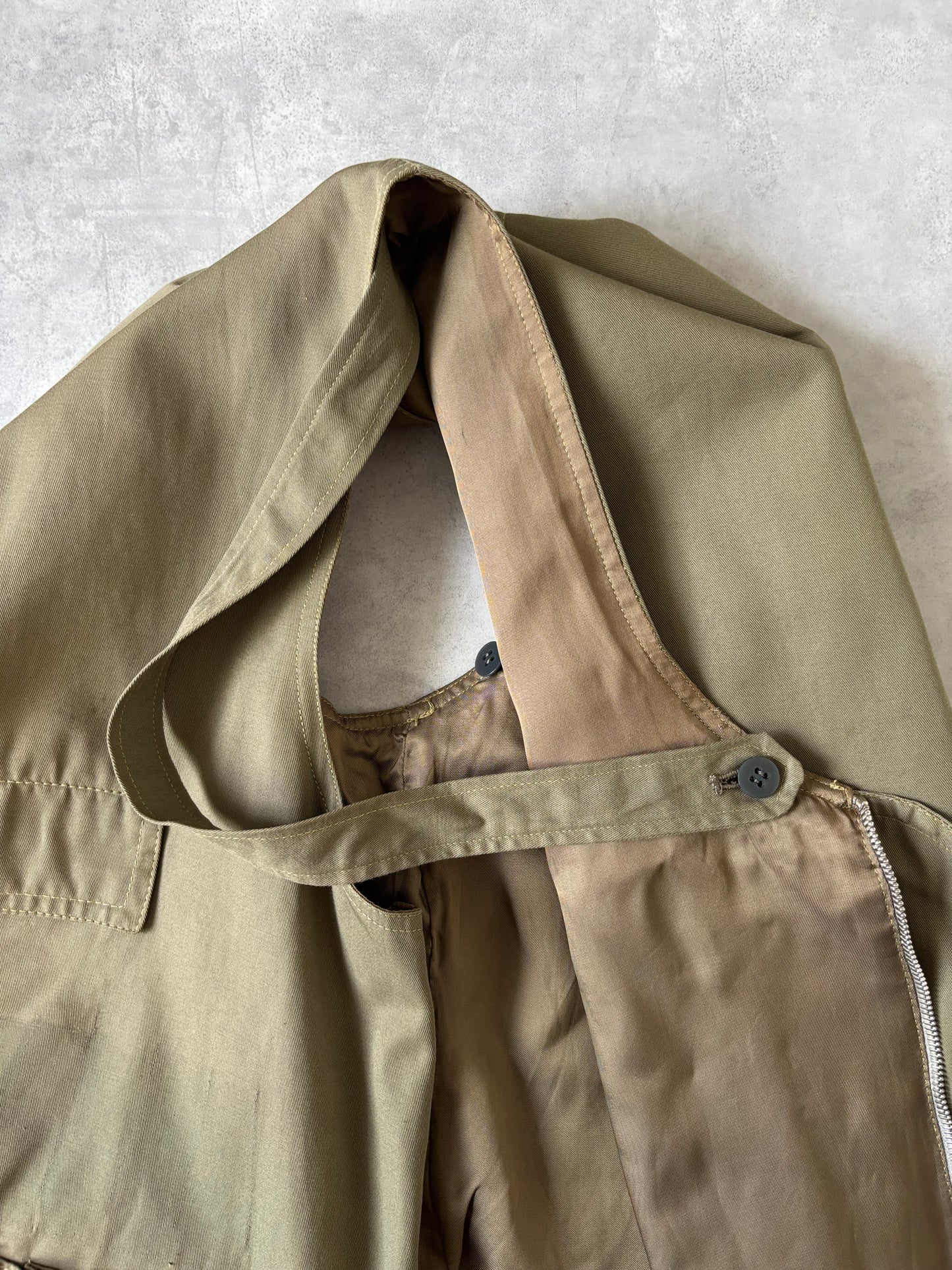 70‐80s イタリア ハンティングベスト（カーキ）