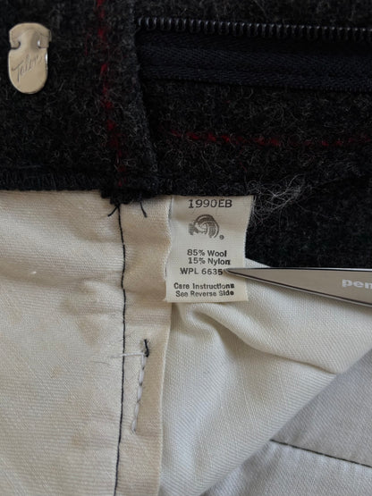 〈Deadstock〉80-90s Eddie Bauer ウールパンツ（グレー / ストライプ）