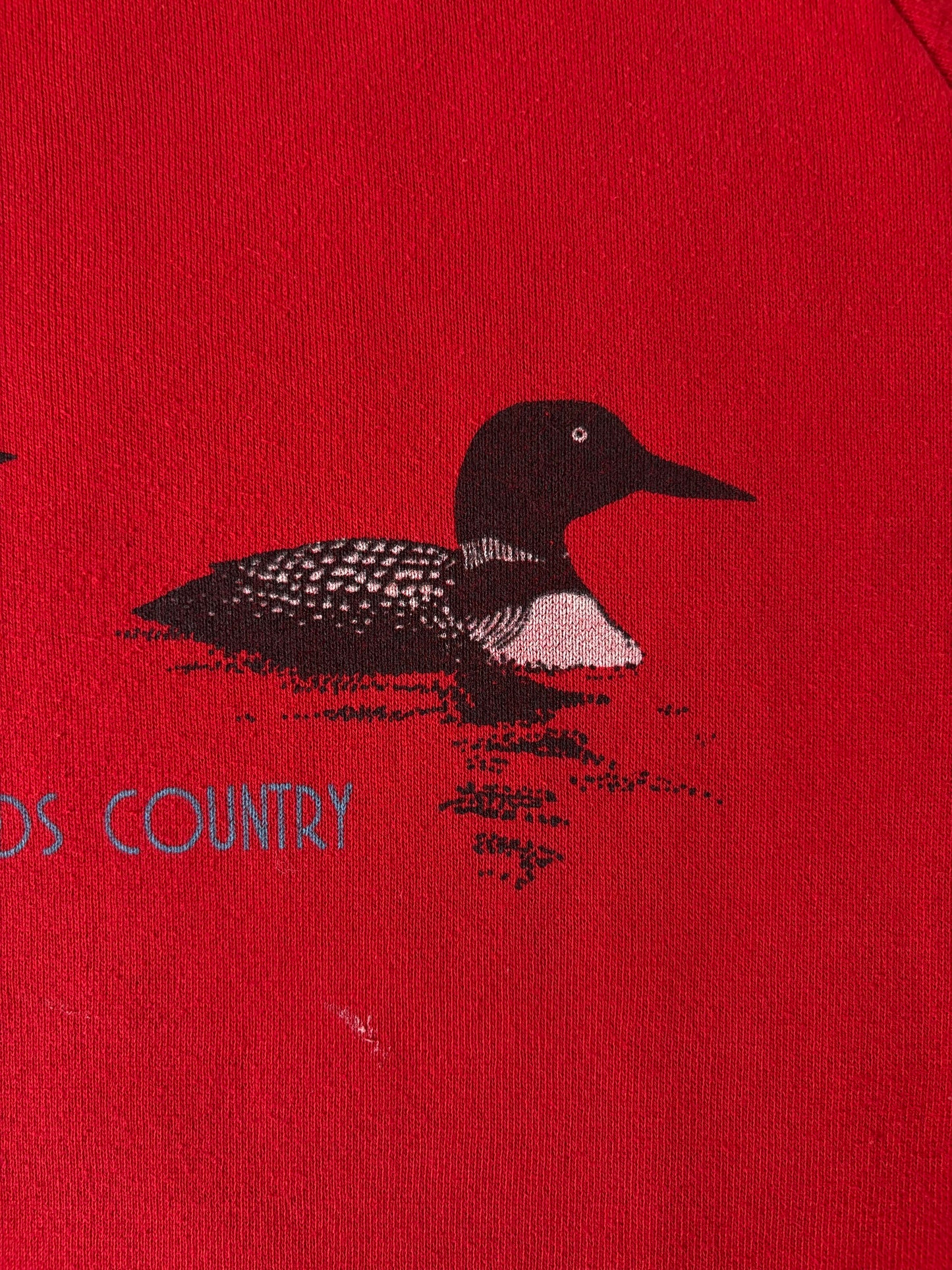 90s Hanes ラグランスリーブスウェット（レッド）