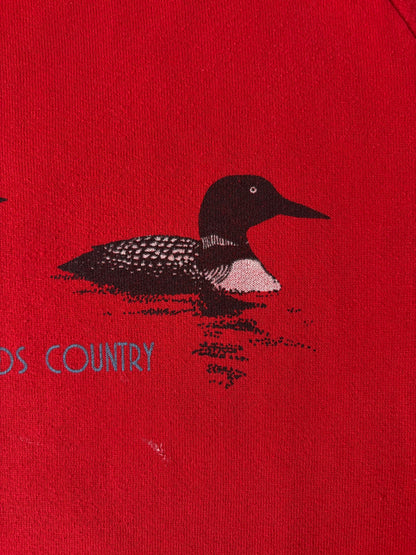 90s Hanes ラグランスリーブスウェット（レッド）