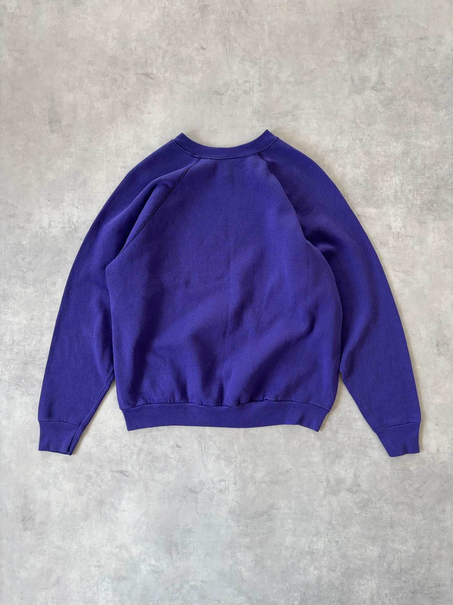90s TULTEX ラグランスリーブスウェット Made in USA（パープル）