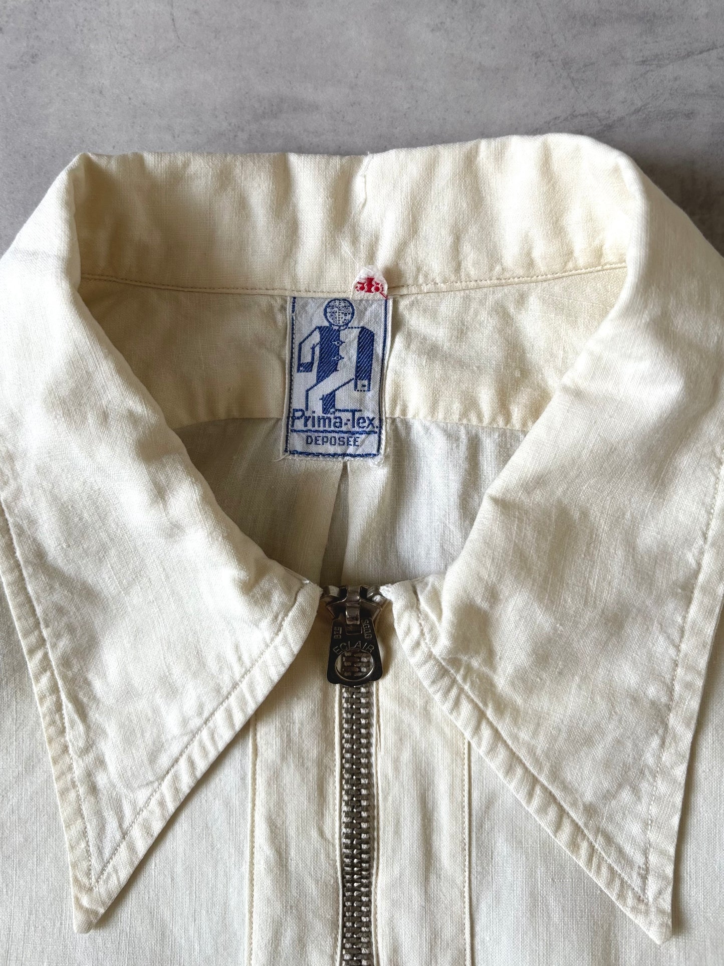 〈Special〉30s フレンチ コットンハーフジップシャツ