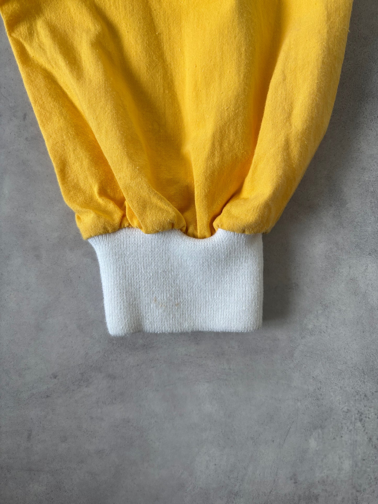 〈Deadstock〉90s LONDON FOG コットンプルオーバー Made in Canada（イエロー）