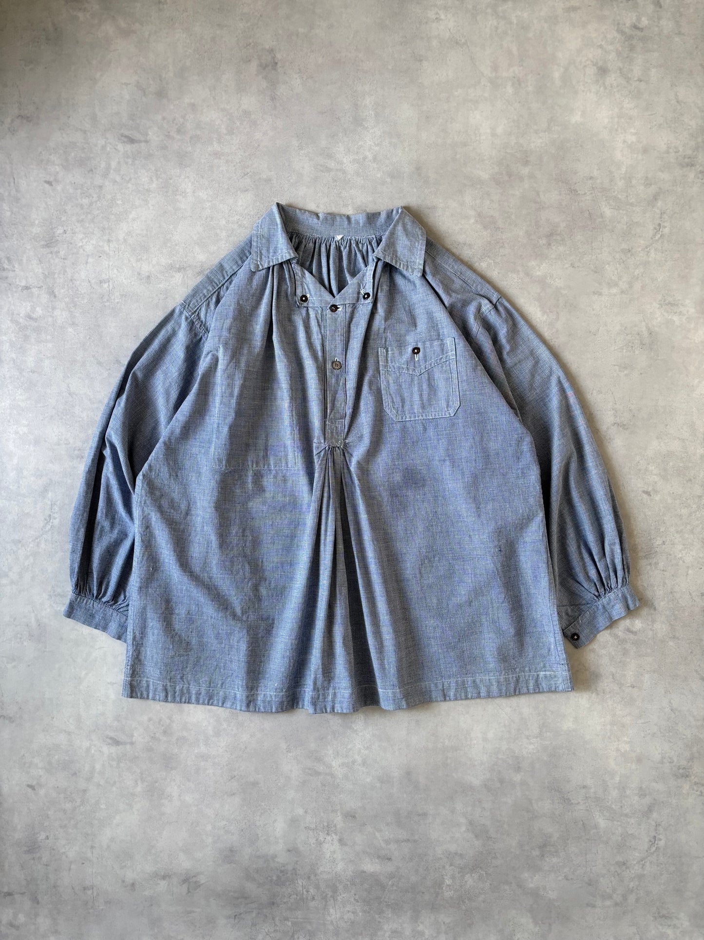 〈Special〉40s ブッチャースモッグ インディゴハウンドトゥース