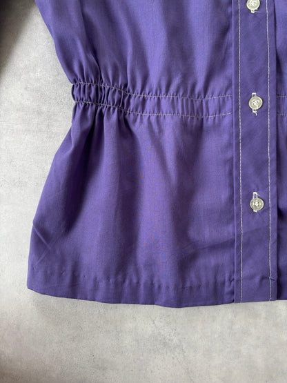 70s コットンシャツ（パープル）