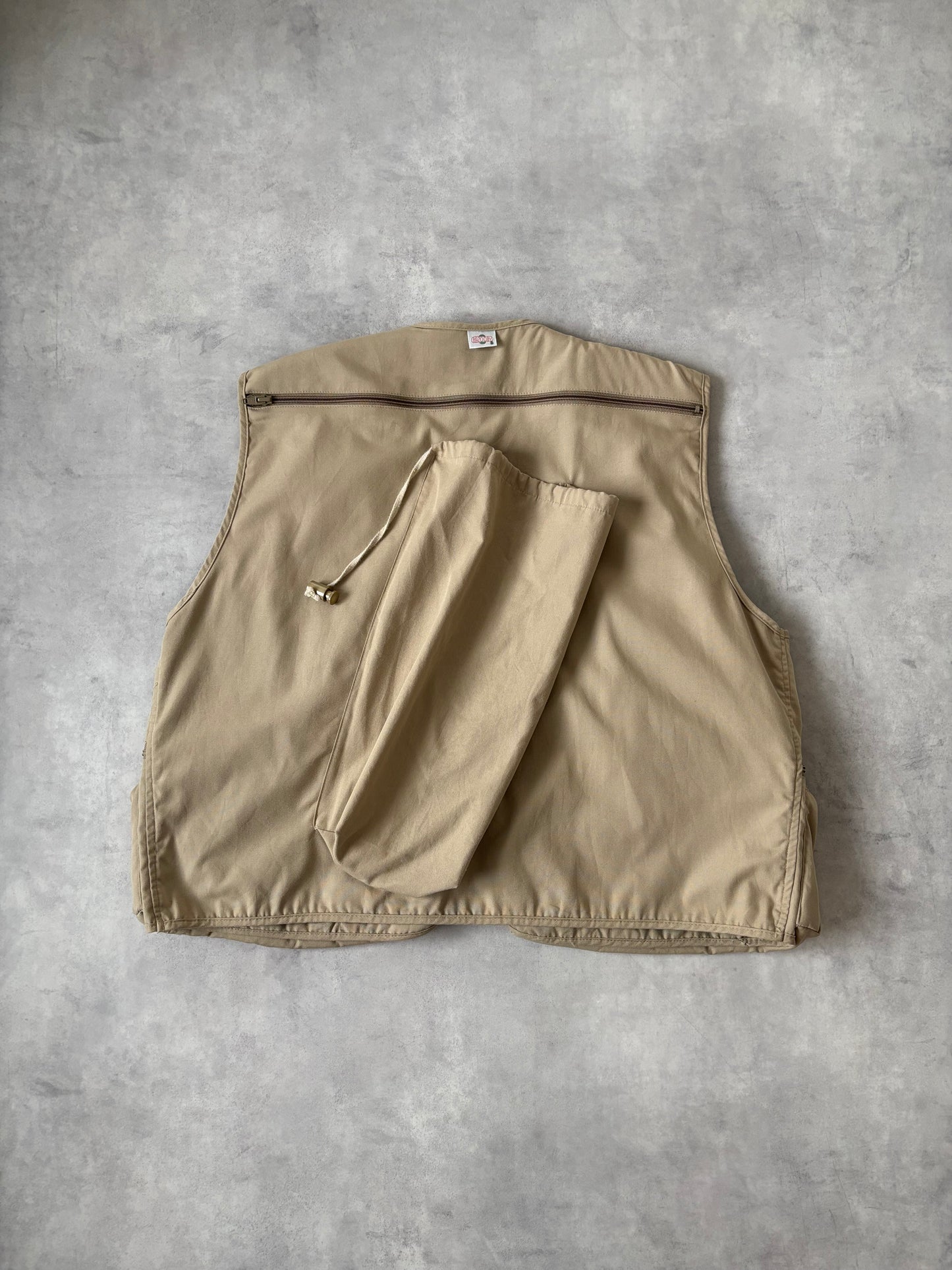 90s BAZOOBY フォトグラファーベスト（ベージュ）