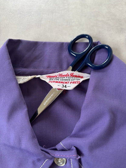 70s コットンシャツ（パープル）