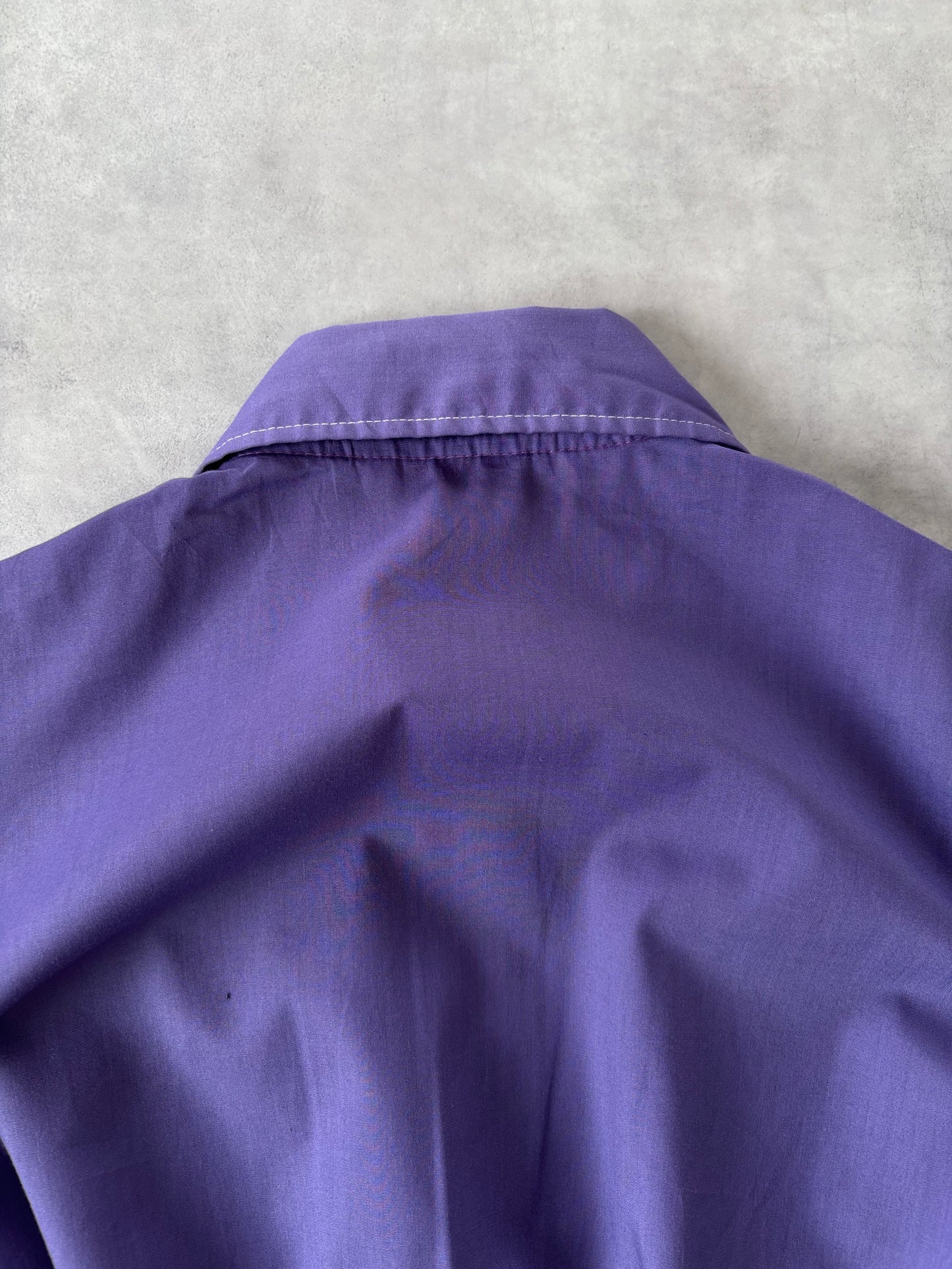 70s コットンシャツ（パープル）