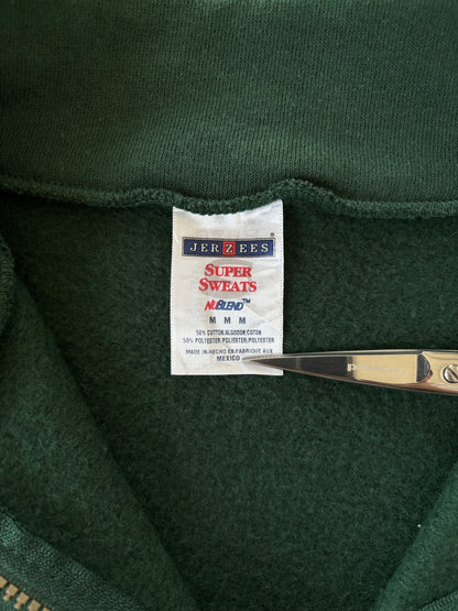 90〜00s / ハーフジップスウェット グリーン