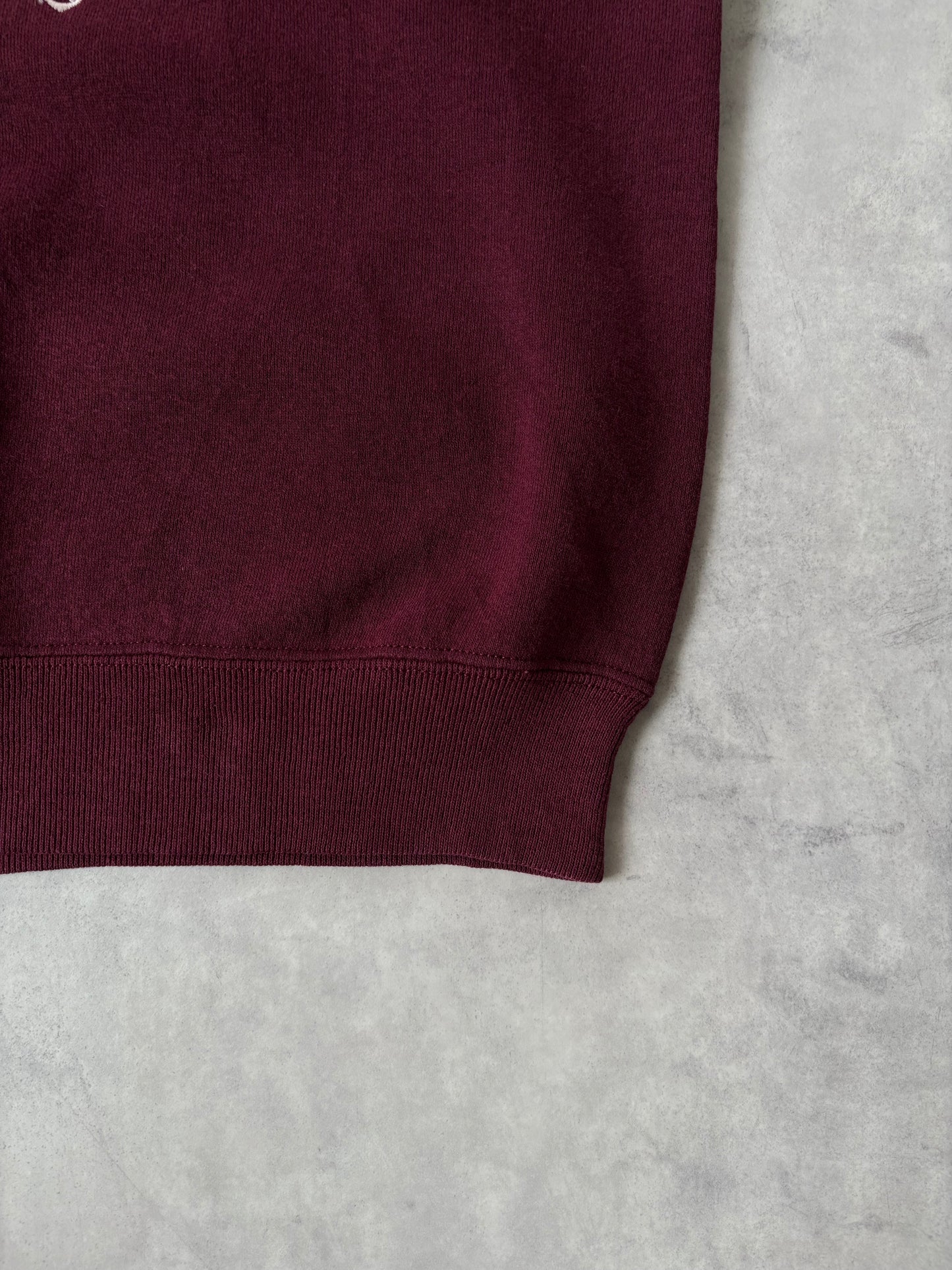 Made in USA / カレッジロゴ刺繍トレーナー