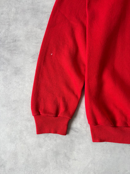 90s Hanes ラグランスリーブスウェット（レッド）